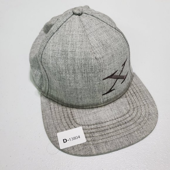Tesla Men Hat OS‎ Gray Snapback Cap Embroidered X Production Logo READ - Picture 1 of 5